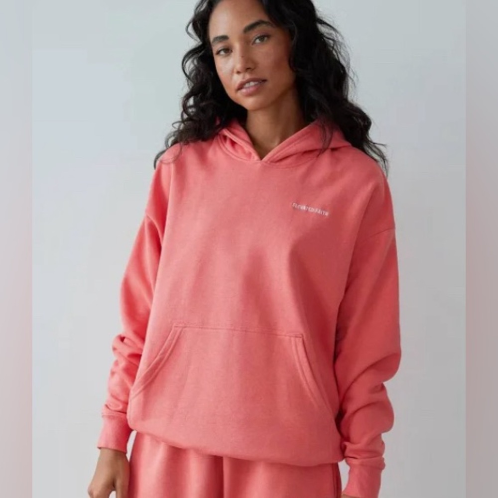 Salmon elevated faith hoodie